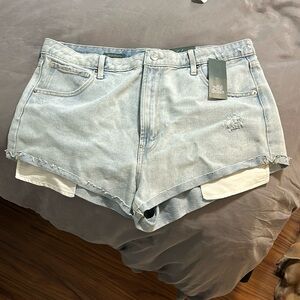 Highest Rise Cheeky Shorts Wild Fable Size 16 / 33 Waist